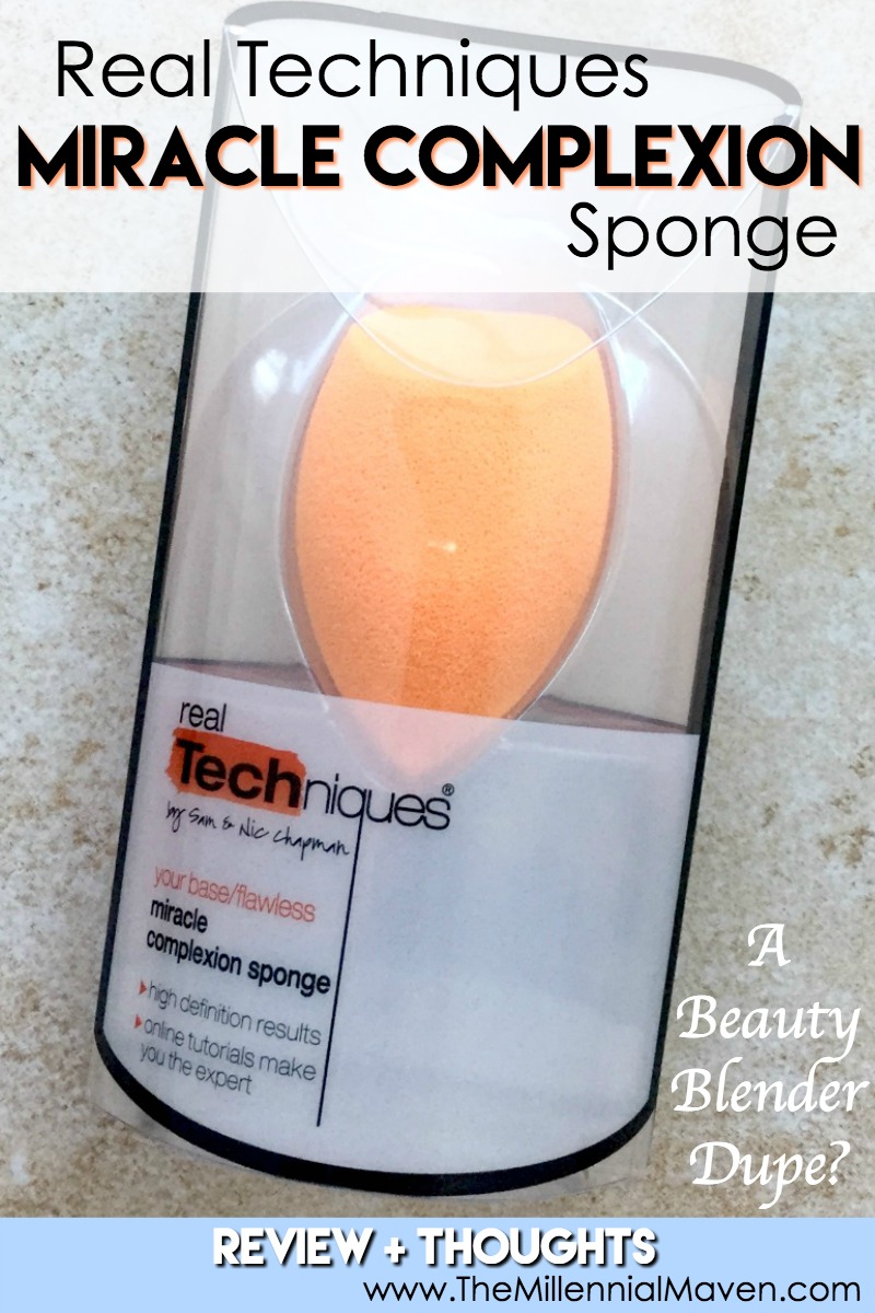 Real Techniques Miracle Complexion Sponge vs. Beauty Blender