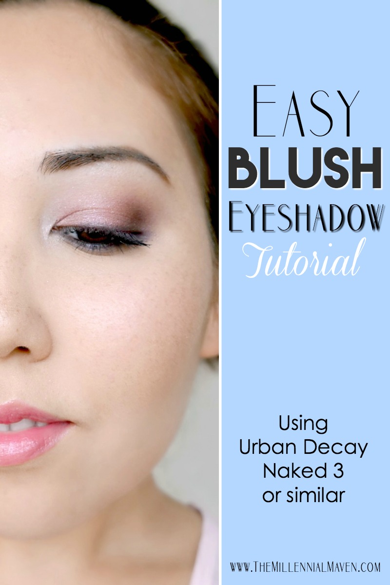 Easy Blush Pink Eyeshadow Tutorial for Beginners