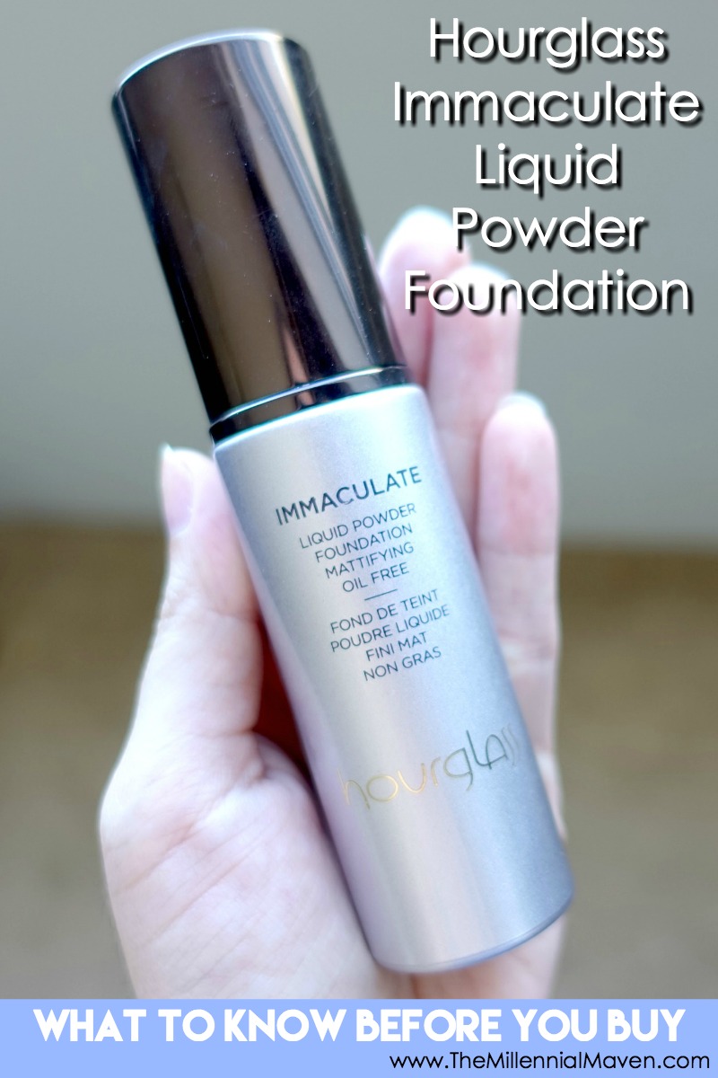 Hourglass Foundation Immaculate Liquid Powder in Shell Review