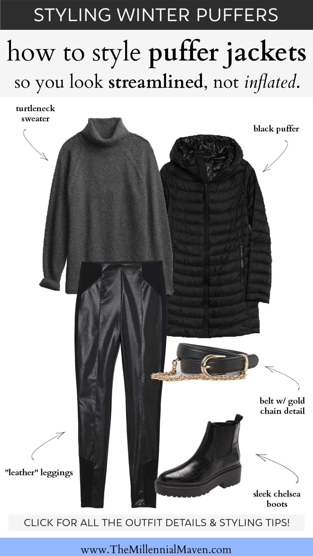 How To Style A Puffer Jacket Pin 1