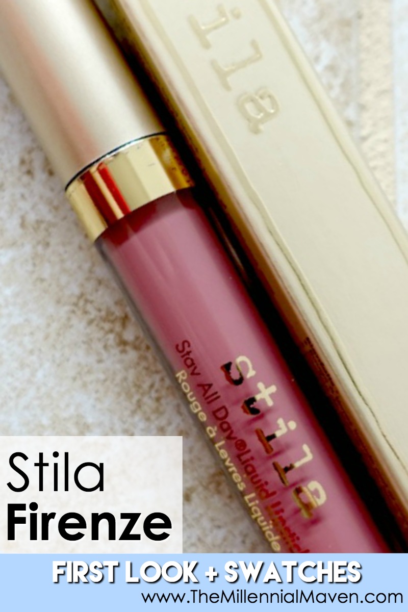 Stila Firenze Liquid Lipstick First Look + Swatches