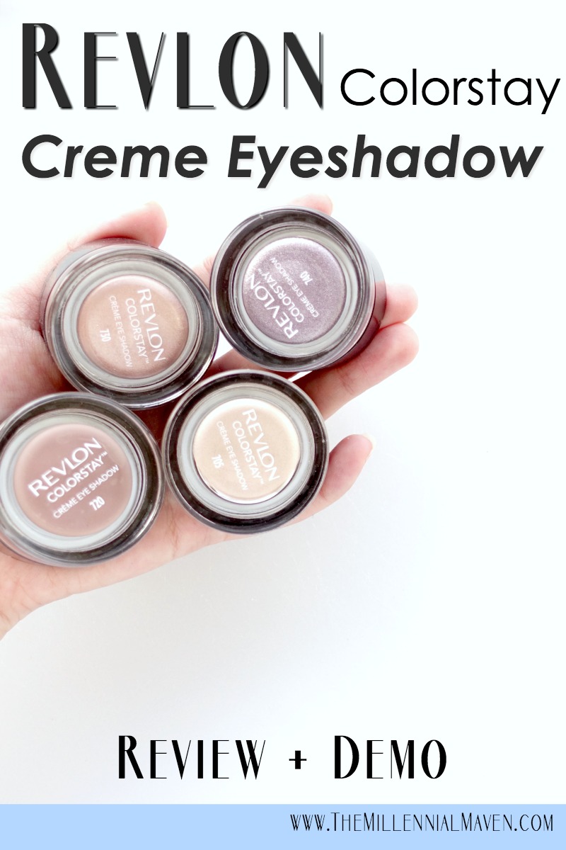Revlon Colorstay Creme Eyeshadow Review + Demo