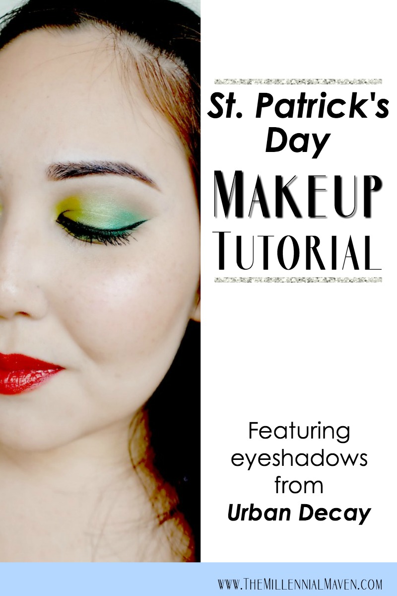 St. Patrick's Day Makeup Look + my favorite green beauty products