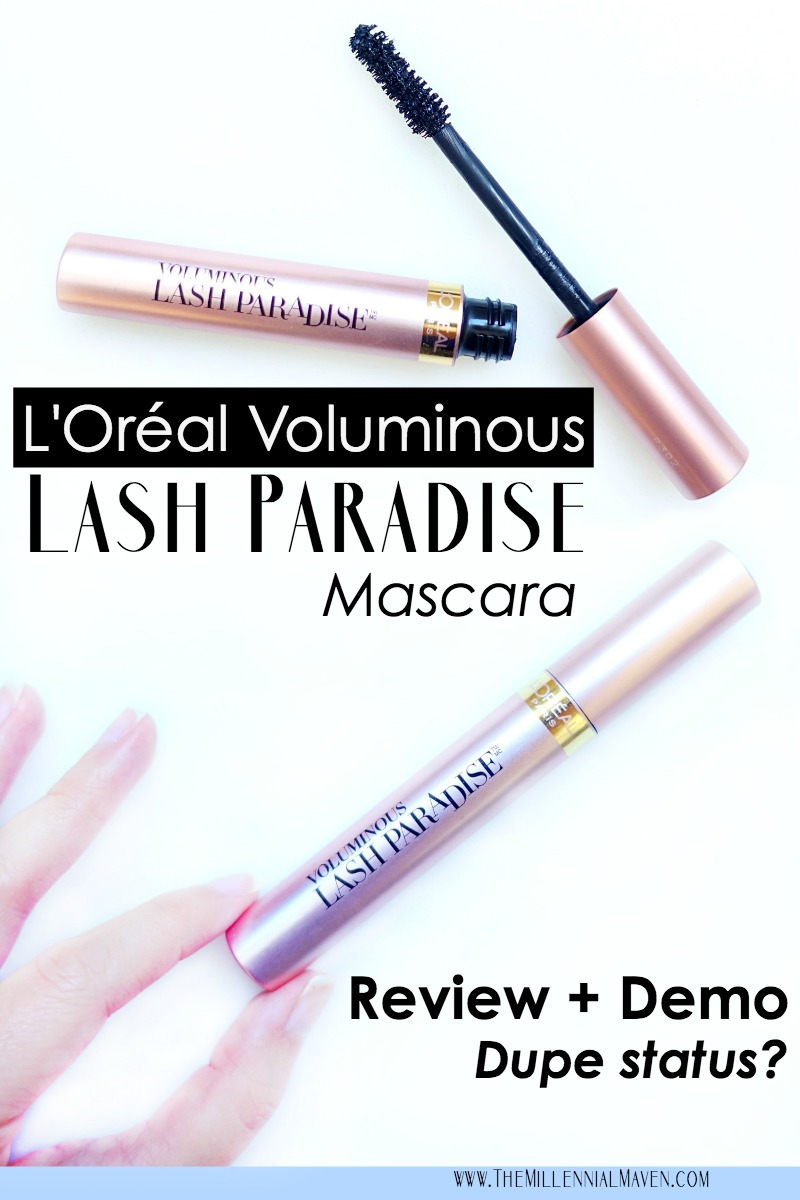L'Oréal Voluminous Lash Paradise Mascara Review + Demo