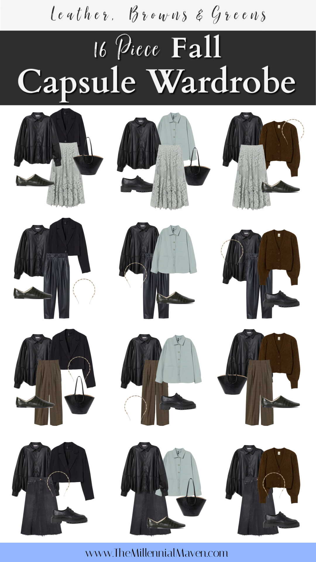 Fall Capsule Wardrobe 2020 3 Outfit Combinations