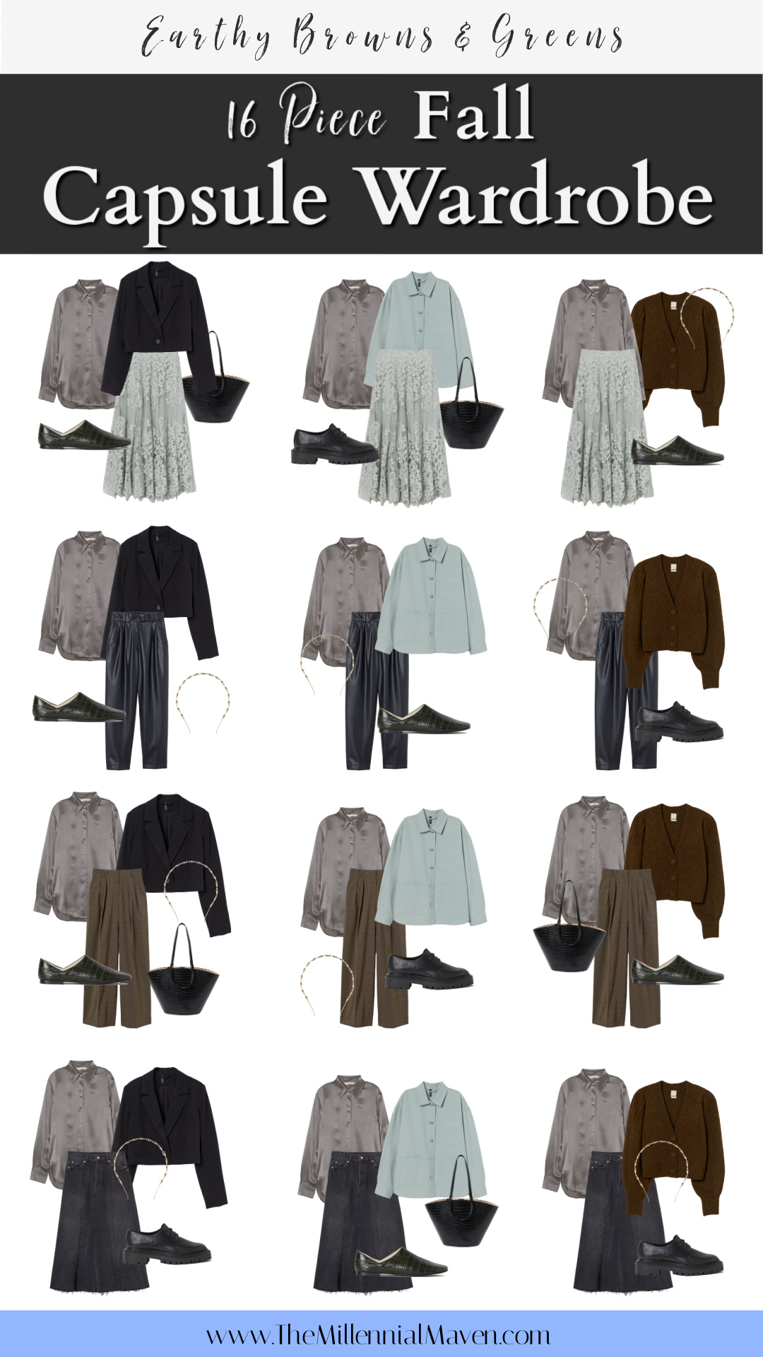 Fall Capsule Wardrobe 2020 4 Outfit Combinations