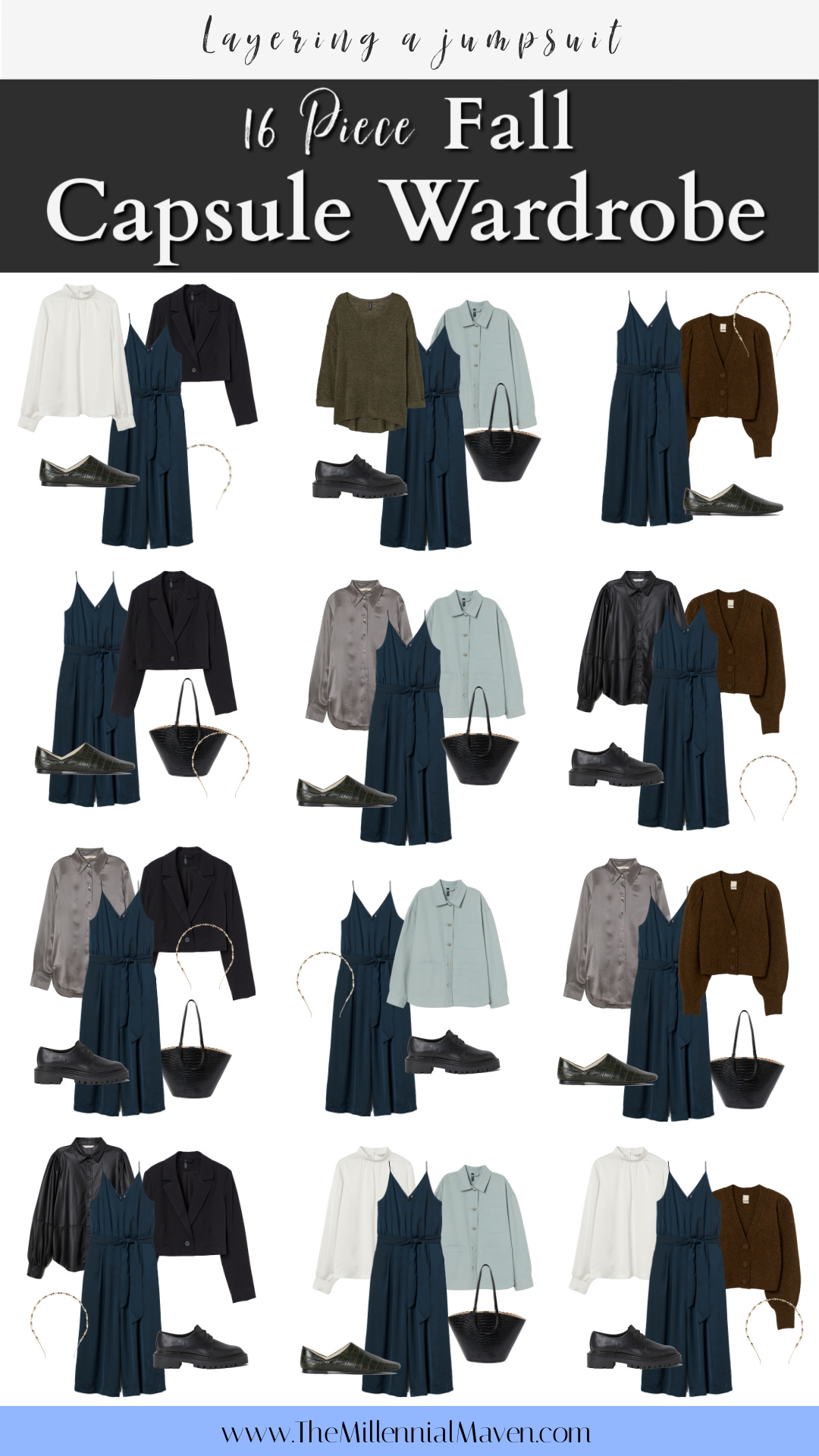 Fall Capsule Wardrobe 2020 6 Outfit Combinations