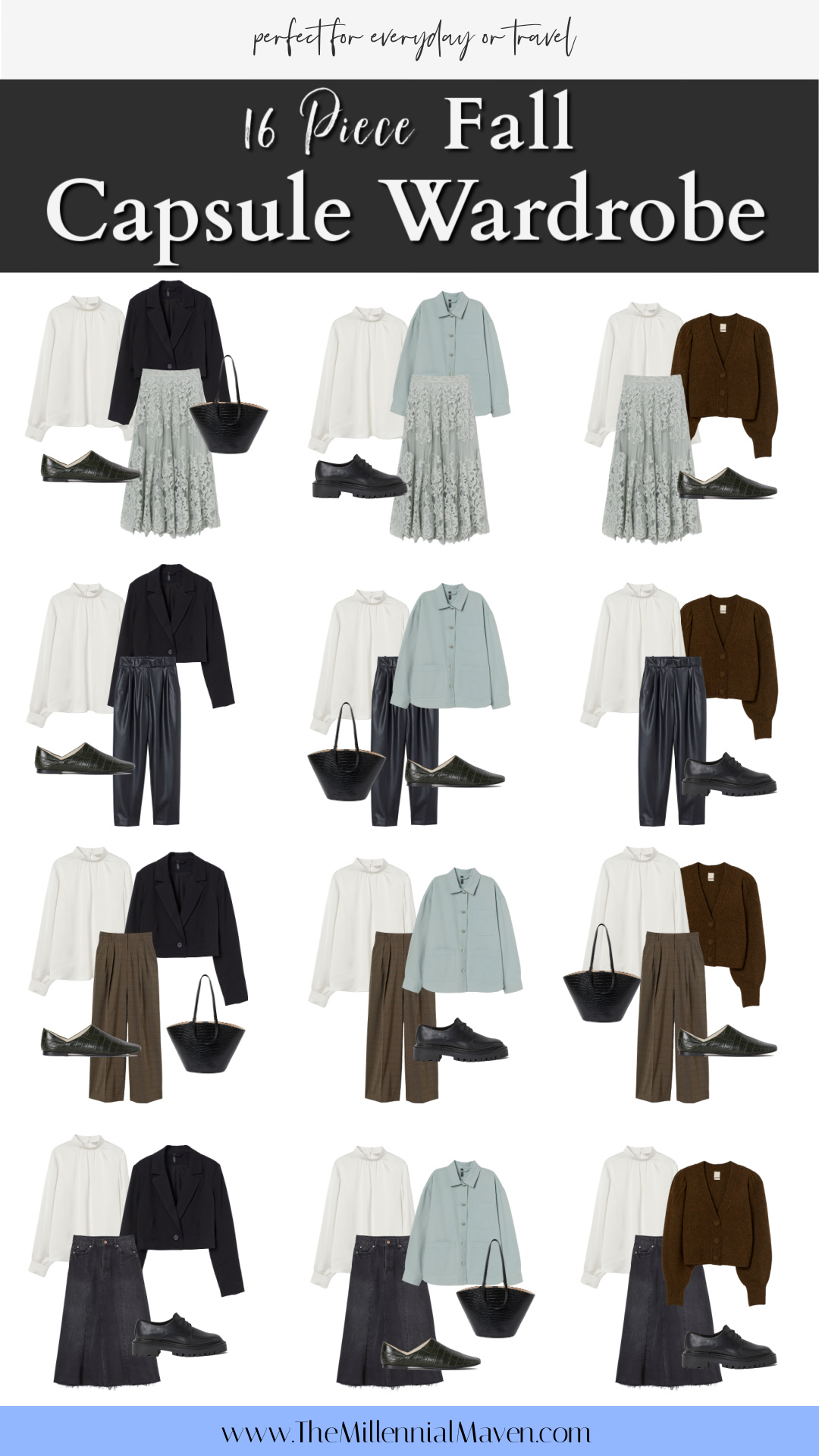 Fall Capsule Wardrobe 2020 7 Outfit Combinations