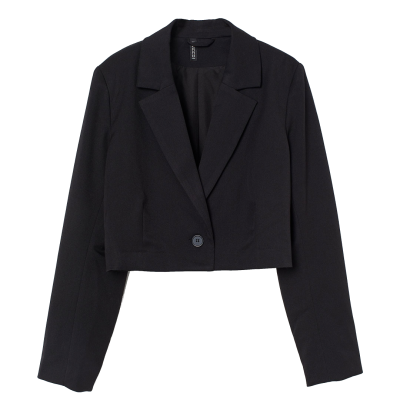 Fall Capsule Wardrobe 2020 Black Cropped Blazer