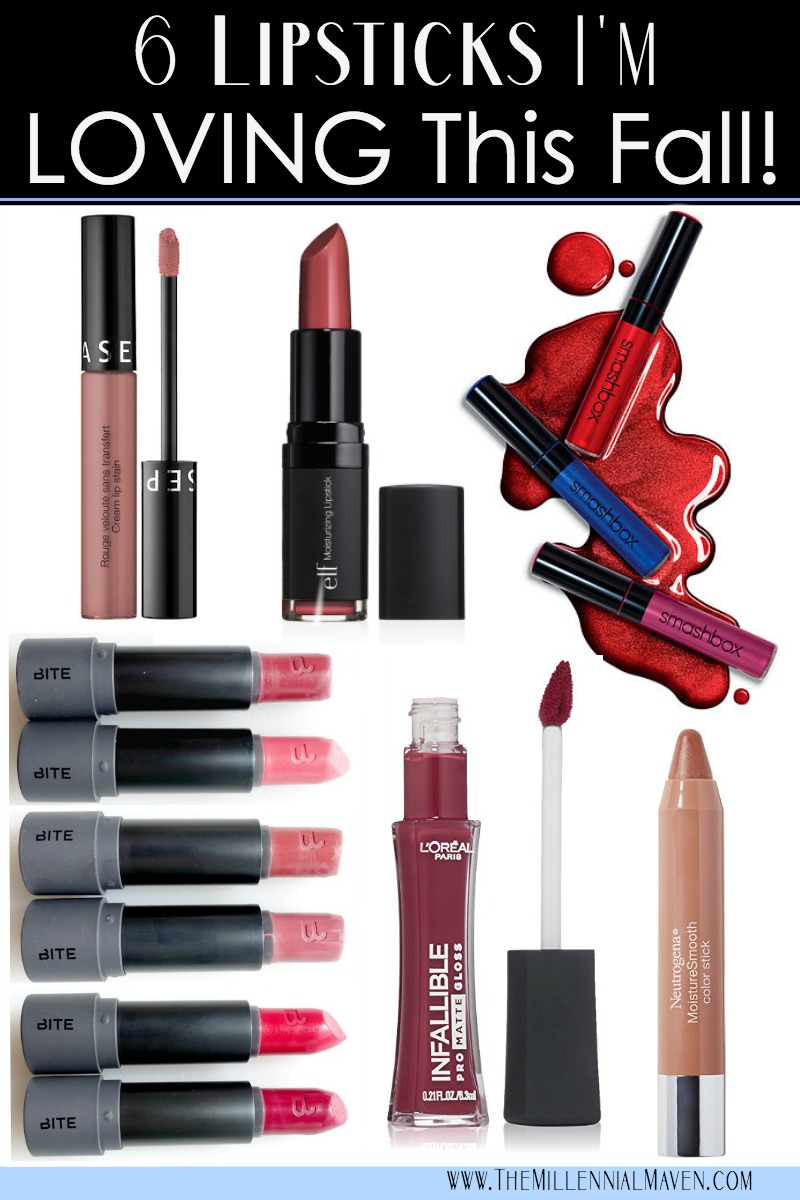 6 Lipsticks I'm LOVING This Fall (Best Fall Lipsticks)