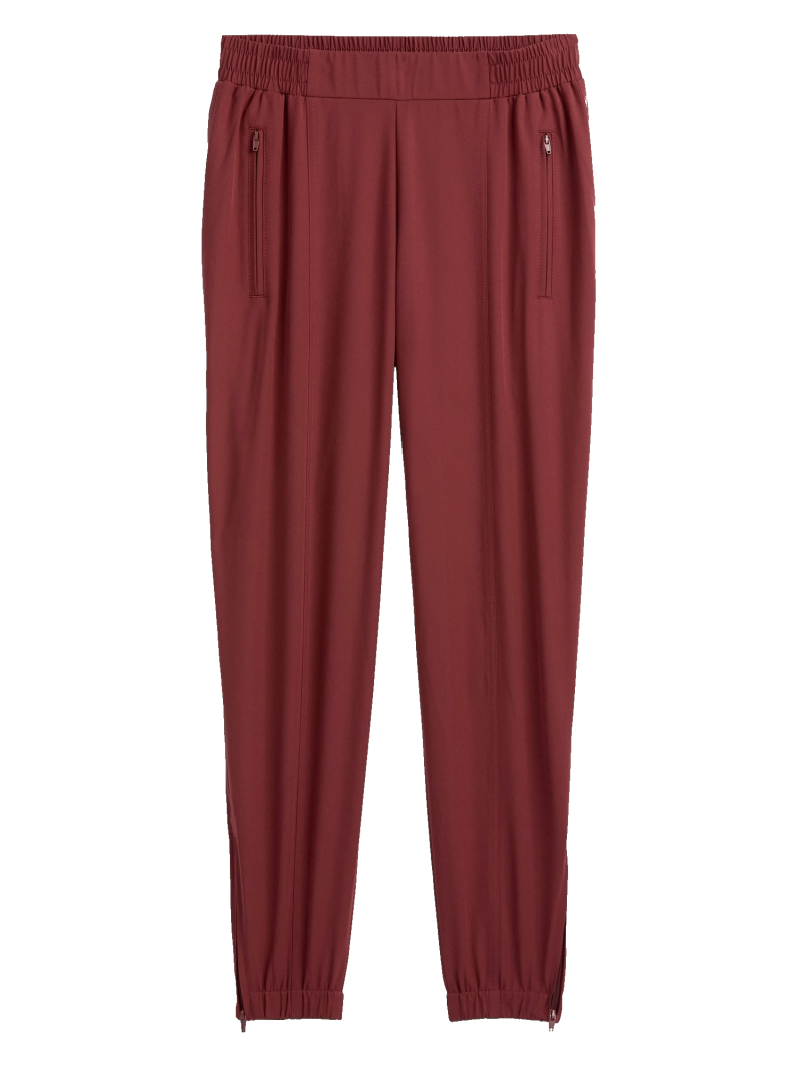 Fall Outfits October 2020 Red Rust Jogger Pants